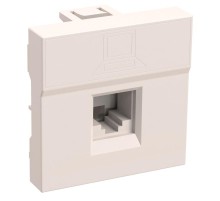 Розетка информационная RJ-45 UTP кат.5e, 2 модуля.  РКИ-20-00-П  CKK-40D-RI2-K01  IEK