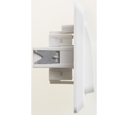 Этюд Белый С/У Выключатель 1-клавишный  BC10-001B  SE