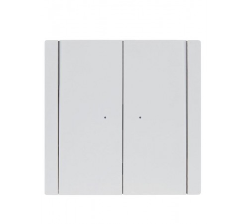 FORTE&PIANO Выключатель 2-клавишный проходной с индикацией 10А FP208 белый  FP-V22-1-10-1-K01  IEK