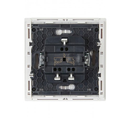 FORTE&PIANO Выключатель 2-клавишный с индикацией 10А FP206 белый  FP-V20-1-10-1-K01  IEK