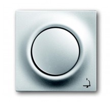 Клавиша для мех. 1-клавишного выкл./перекл./кнопки, с символом "ЗВОНОК", серия impuls, цвет серебристый металлик  1753-0-0071   2CKA001753A0071  AB