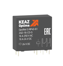 Реле промежуточное OptiRel G RP40-61-12D-16-CO-S 281038  КЭАЗ