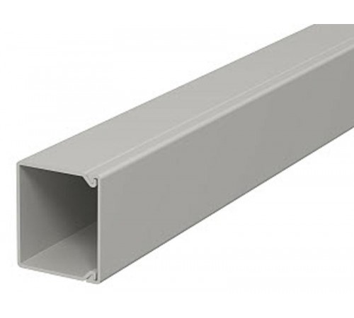 Мини-канал WDK с крышкой 30x30x2000 мм (высота борта 30 мм, крышка 30 мм) ПВХ серый RAL 7030  6026818  OBO Bettermann