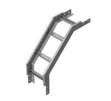 Угол внешний для лестничного лотка НЛО 500х80, толщ. 1,5 мм, Сендзимир цинк, 089158  УВНЛО90-500х80-1,5-СЦ   Ostec