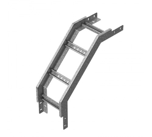 Угол внешний для лестничного лотка НЛО 300х60, толщ. 1,5 мм, Сендзимир цинк, 089136  УВНЛО90-300х60-1,5-СЦ   Ostec