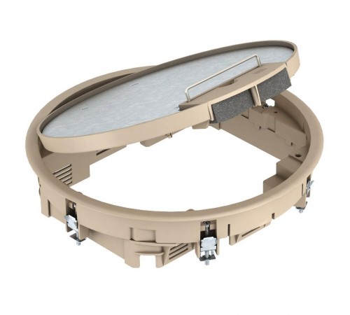 Лючок GESR7U (универсальный) 10xModul45 (для 2xUT3+1хUT4, полиамид, бежевый)  7405460  OBO Bettermann