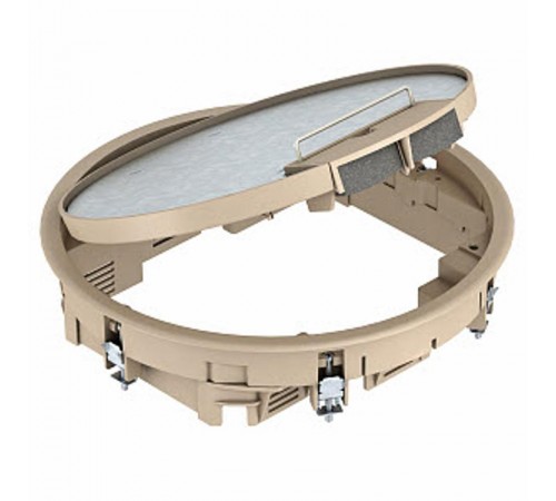 Лючок GESR7U (универсальный) 10xModul45 (для 2xUT3+1хUT4, полиамид, бежевый)  7405460  OBO Bettermann