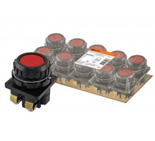 Выключатель кнопочный КЕ 011-У2-исп.1 красный 2з 10A 660B IP40  SQ0753-0002  TDM