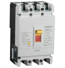 Выключатель автоматический ВА66-33 3Р 160А 20кА  SAV20-3-0160-G  GENERICA