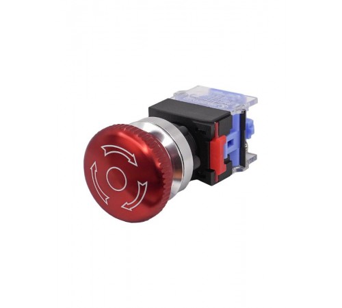 ВК30-01TSC/R/P, красный, 1НЗ, гриб с фиксацией 40мм, d30мм, IP65, выключатель кнопочный  (ЭТ)   ET086978   Электротехник
