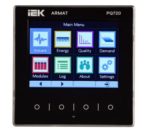 ARMAT Анализатор качества электроэнергии PQ720  AR-PQ23-6-3-4-TFT  IEK