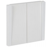 FORTE&PIANO Выключатель 2-клавишный перекрестный 10А FP209 белый  FP-V23-0-10-1-K01  IEK