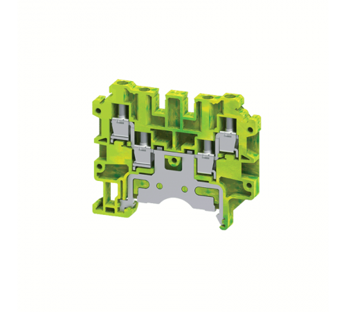 Клемма заземляющая c 4-мя контактами винтовая OptiClip CMCG-4-QUATTRO-PE-I-(0,2-4)-PEN  331801  КЭАЗ