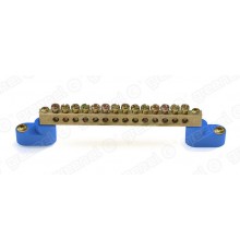 Шина 6х9 14/2 на угловых изоляторах. цвет-СИНИЙ (10/100шт). GE60031-08  GE60031-08  Greenel