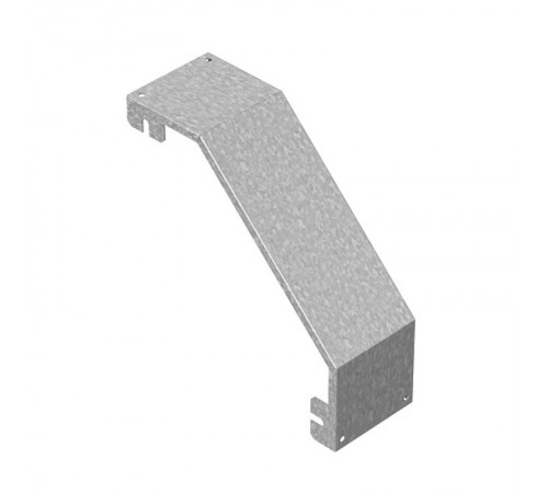 Крышка к угловому соединителю внешнему к лотку ПЛК 400х60, толщ. 1,2 мм, Сендзимир цинк, 021846  КУСВП90-400х60-1,2-СЦ   Ostec