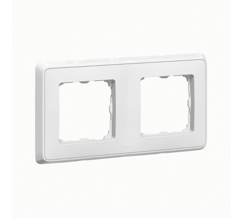 Cariva DIY Рамка 2 поста белая  695972  Legrand