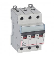 Выключатель автоматический трехполюсный DX3 10000 40А B 16кА  408995  Legrand