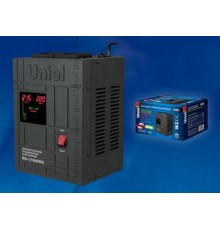 RS-1/1500WS Стабилизатор напряжения "Standard" релейный однофазный настенный, с гальванической развязкой, 1500ВА  07380  Uniel