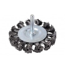 Щётка для дрели плоская, крученая, 75 мм  73/1/3/47  ВИХРЬ