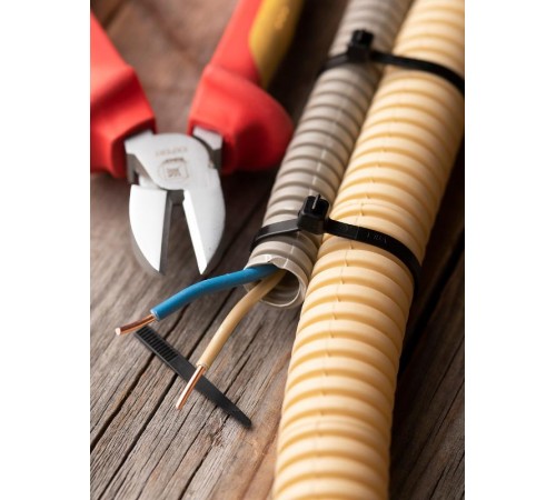 Хомут нейлоновый ЧЕРНЫЙ 3,6х300 (уп./100шт) EKF Simple  plc-cb-3.6x300  EKF