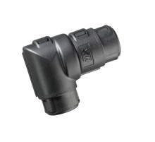 Разъем AMP CI, нейлон 6, черный, d10мм, угол 90, CI10-90-AS3  7TCA298010R0233  ABB