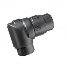 Разъем AMP CI, нейлон 6, черный, d10мм, угол 90, CI10-90-AS4  7TCA298010R0234  ABB