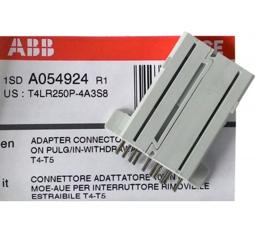 Адаптер для втыч/выкат.выкл-я ADP 10pin MOE AUE T4-T5-T6 P/W при исп.мотор. привода  1SDA054924R1  ABB