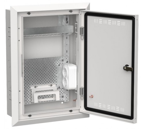 TITAN 5 Корпус мультимедиа ЩРв-24 (1х24) белый  TI5-51-V-024-30  IEK