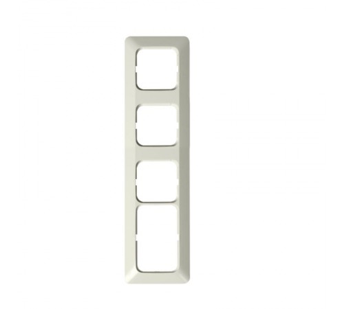 Рамка 4-постовая, 1 пост 2Schuko + 3 поста Schuko, серия Jussi, белый  2524   2TKA000015G1  ABB