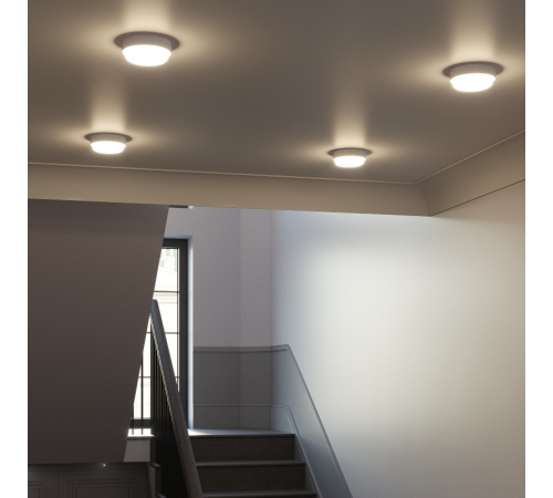 Светильник светодиодный пылевлагозащищенный для ЖКХ круглый IP65 8W 4000K  126411208  Gauss