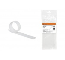 Хомут-липучка ХЛ 16х210 мм белый (20 шт)  SQ0515-0703  TDM