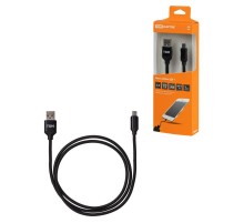 Дата-кабель, ДК 7, USB - micro USB, 1 м, тканевая оплетка, черный,  SQ1810-0307  TDM