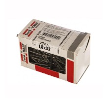 Гвоздь строительный 1,8х32 (250 г) - коробка с окном  101999  Tech-KREP