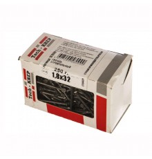 Гвоздь строительный 1,8х32 (250 г) - коробка с окном  101999  Tech-KREP