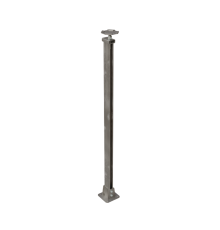 Стойка фальшпола двойная 41х41 L1625 мм (регулировка 1600-1650 мм)  2SFR41-1625  КМ - профиль