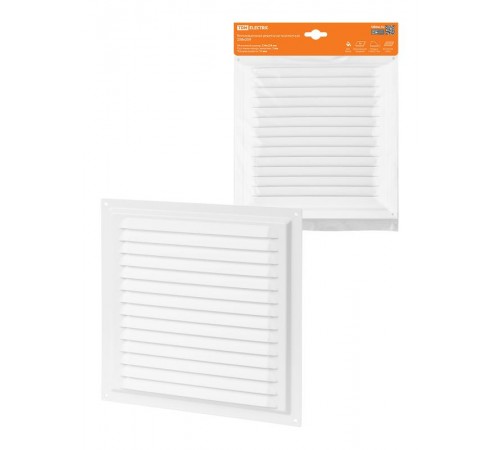 Решетка металл. 250х250, белая, с покрытием полимерной эмалью,  SQ1807-0704  TDM