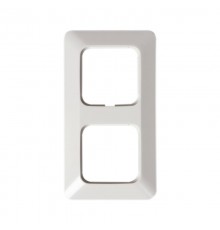 Рамка 2-постовая, серия Jussi, белый  2512   2TKA000007G1  ABB