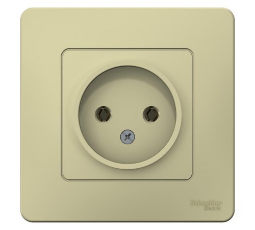 Blanca Бежевый С/У Розетка без з/к без шторок 16А, 250В  BLNRS000017  SE
