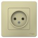 Blanca Бежевый С/У Розетка без з/к без шторок 16А, 250В  BLNRS000017  SE