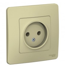 Blanca Бежевый С/У Розетка без з/к без шторок 16А, 250В  BLNRS000017  SE