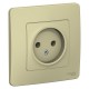 Blanca Бежевый С/У Розетка без з/к без шторок 16А, 250В  BLNRS000017  SE