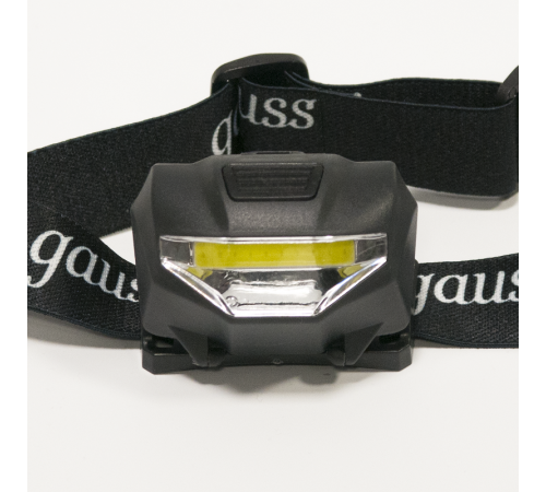 Фонарь налобный GFL306 1W 100lm 3xAAА LED 1/12/60  GF306  Gauss