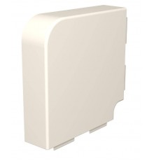 Крышка плоского угла кабельного канала WDK 60x210 мм (ПВХ,кремовый) (WDK HF60210CW)  6161553  OBO Bettermann