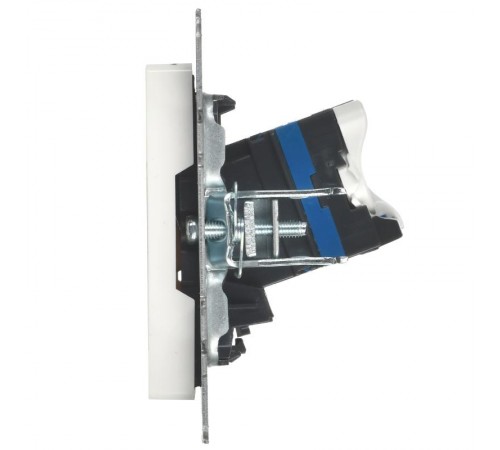 BRITE Розетка компьютерная RJ45 кат.6 РК11-БрБ белый  BR-K10-2-K01  IEK