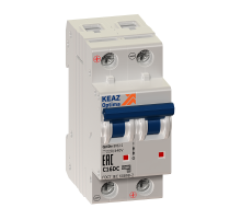 Выключатель автоматический двухполюсный OptiDin BM63-2B2-DC-УХЛ3-РЕГ  243183  КЭАЗ