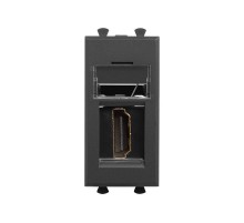 HDMI розетка модульная, тип А-А, "Avanti", "Черный матовый", 1 модуль  4412251  DKC