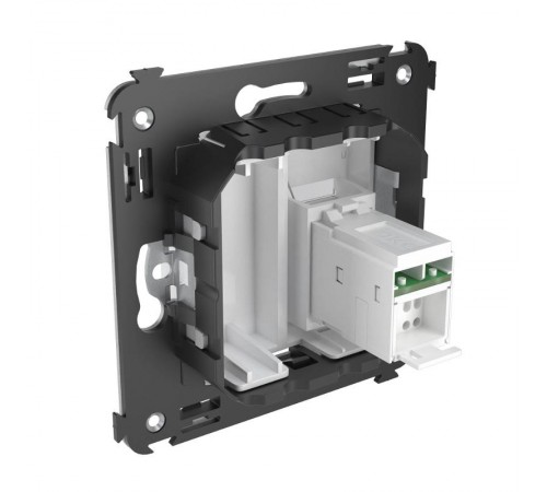 Розетка RJ-45 в стену, 5e одинарная, "Avanti", "Белое облако"  4400463  DKC