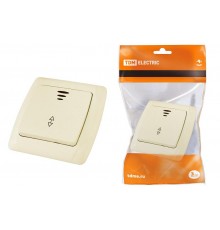 Выключатель на 2 направления 1 кл. с подсветкой 10А сл. кость "Онега"   SQ1805-0035  TDM