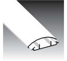 Кабельный канал напольный LO 50 (LD) (Цвет Темно-серый)  LO 50_LD  Kopos