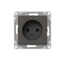 Механизм розетки, 16А, без заземления, со шторками, мокко Эпика  UP1-SOM-101 EKF